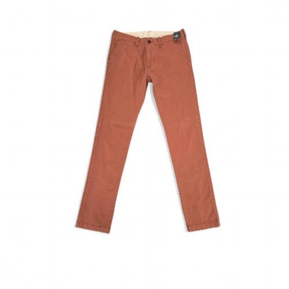 Hollister Burnt Orange Soft Flex Comfort Skinny Chino 30x34 NWT